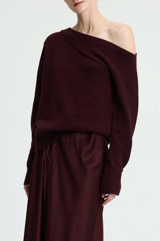 Camille Sweater | Bordeaux