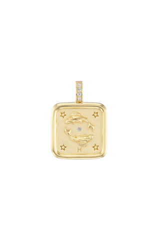 Mini Pisces Zodiac Pendant