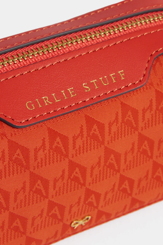 Logo Girlie Stuff Pouch | Burnt Sienna