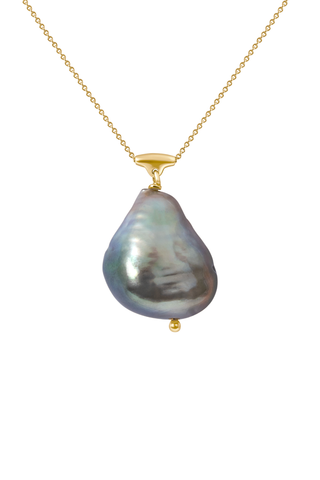 Tahitian Pearl Holder Bead Necklace