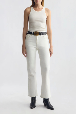 Cropped Joan Jean | Cream