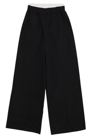 Olly Double Waistband Pant | Black Multi