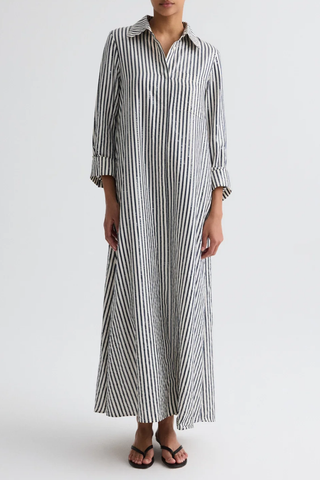 Jennys Gown | Indigo/White