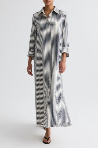 Jennys Gown | Indigo/White