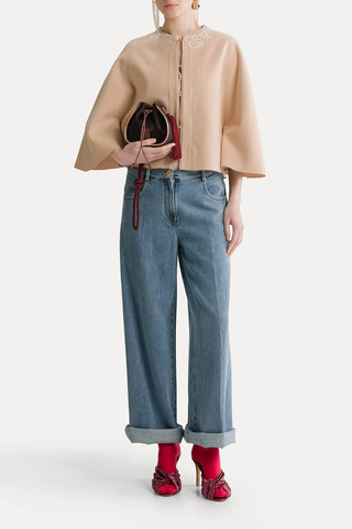 Wool And Cashmere Bustier Waistcoat | Cashmere