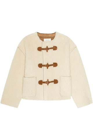 The Woodside Toggle Coat | Cream