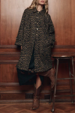 The Trench Coat | Dark Leopard