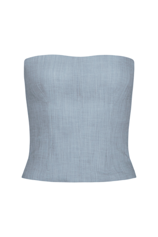Jillian Bustier | Light Indigo