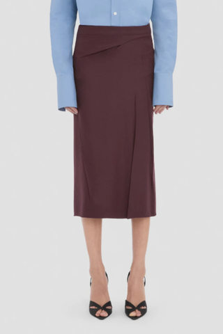 Pressed Skirt | Acai