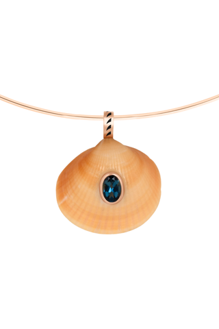 Natural Anadara Charm | Oval Kyanite