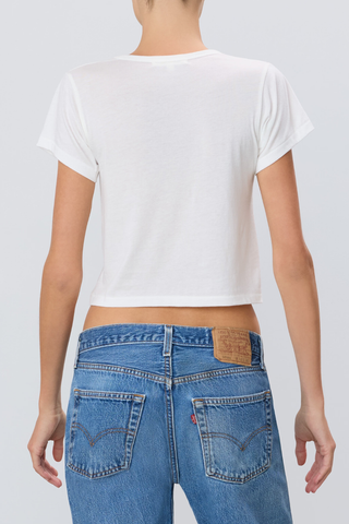 Short Sleeve Baby Tee | Ivory