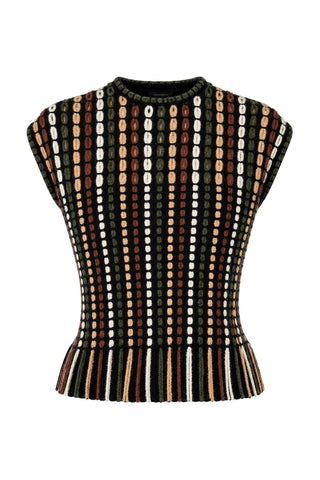 Natia Short Sleeve Knit Top | Noctis
