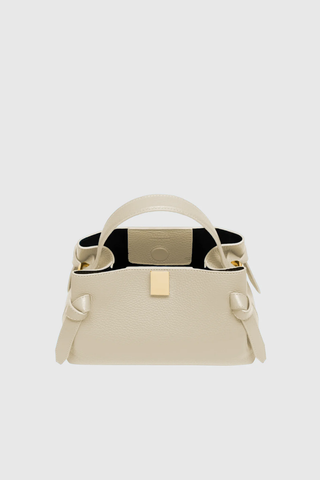 Mini Gyoza Leather Handbag | Angora