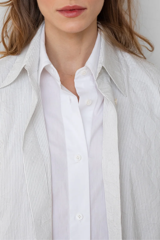 The Layered Shirt | White Multi
