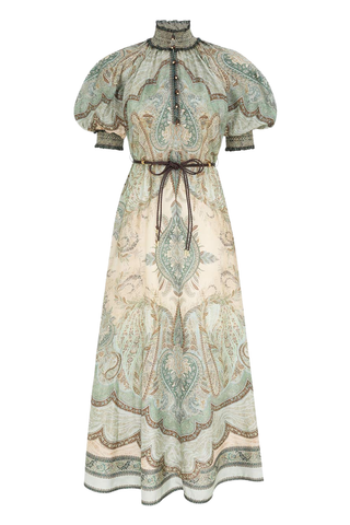 Wanderlust Billow Dress | Tapestry Teal Multi