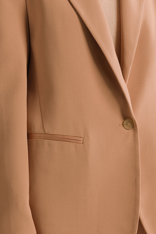 Matte Envers Satin Jacket | The