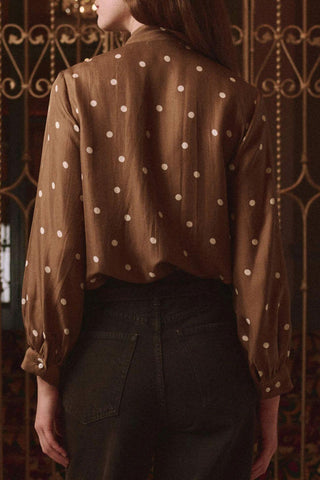 The Zenith Top | Copper Bubble Dot