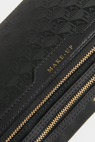 Logo Make-Up Pouch | Black