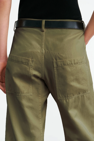Shon Linen Pant | Olive Green