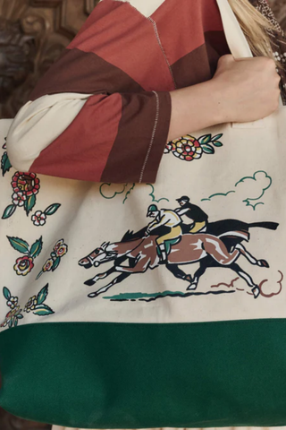 The Derby Tote | Cream