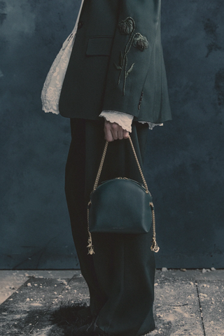 Flora Chain Bag | Forest Green