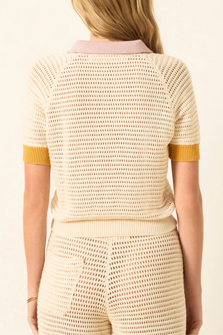 Lessi Sorbet Crochet Top | White Sorbet