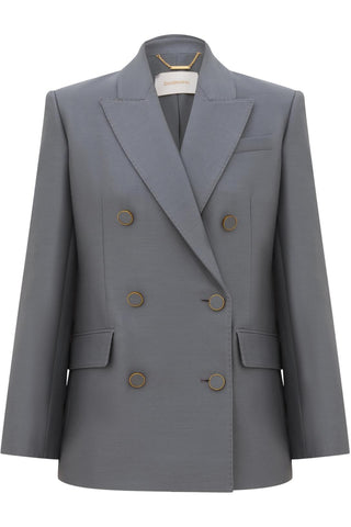 Valiant Double Breasted Blazer | Airforce