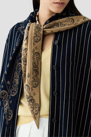 The Wild Rag | Navy/Camel