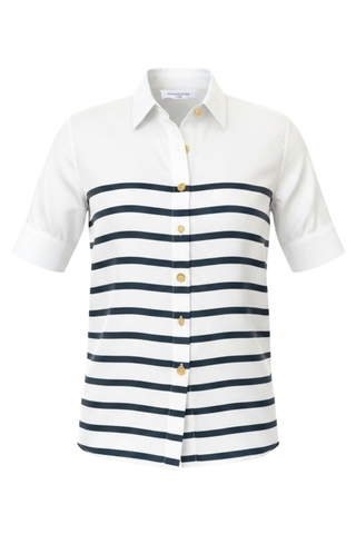 Brooklyn Shirt | Stripe Navy