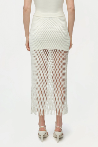 Aldridge Knit Midi Skirt | Ivory