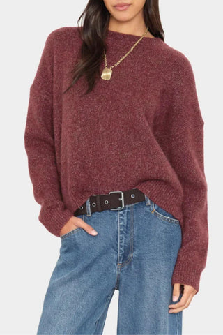 Lela Sweater | Brick Fire