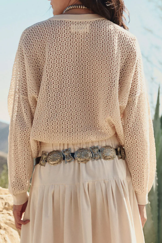 The Crochet Pullover | Natural