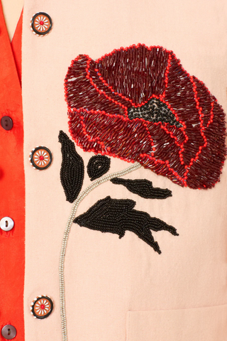 Jude Ruby Poppy Jacket | Light Pink