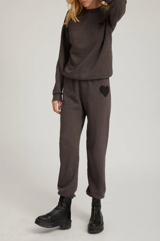 Heart Sweatpants | Charcoal