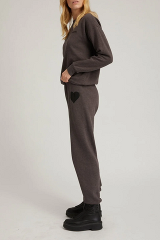 Heart Sweatpants | Charcoal