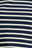 wide navy and cream stripe