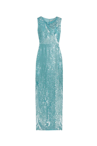Sequin Maxi Dress | Blue