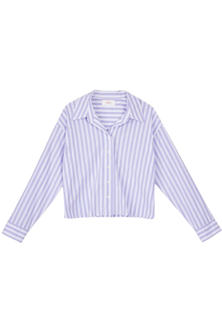 Morgan Shirt | Amethyst Stripe