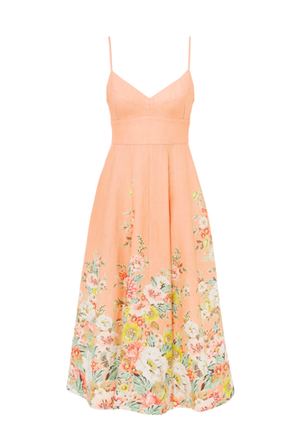 Matchmaker Picnic Dress | Buff Coral Floral