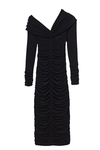 Marie Jersey Midi Dress | Black