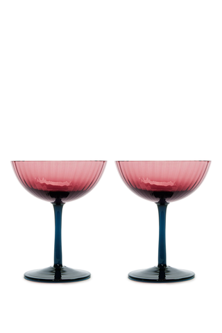 Champagne Coupe Set Of 2 Viola