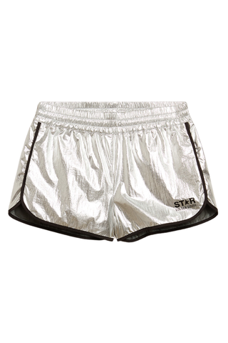 Star W'S Shorts Diana Technical Silver Fabric | Silver/Black