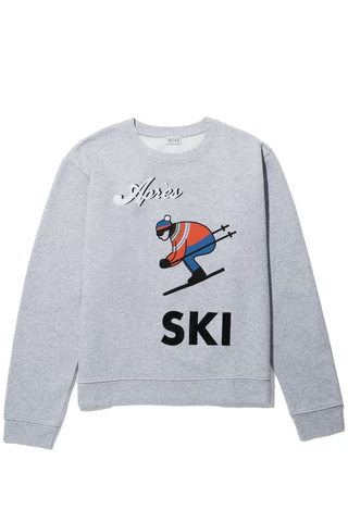 The Raleigh Oversized Apres Ski Sweatshirt | Heather Grey