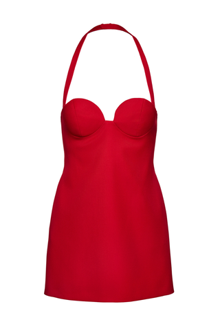 Open Back Dress | Red