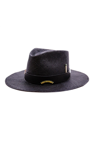 REM Straw Hat | Black