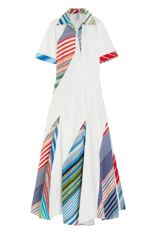 Plot Twist Polo Dress | White