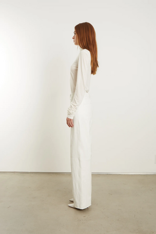 Baggy Lowrise Trousers | White